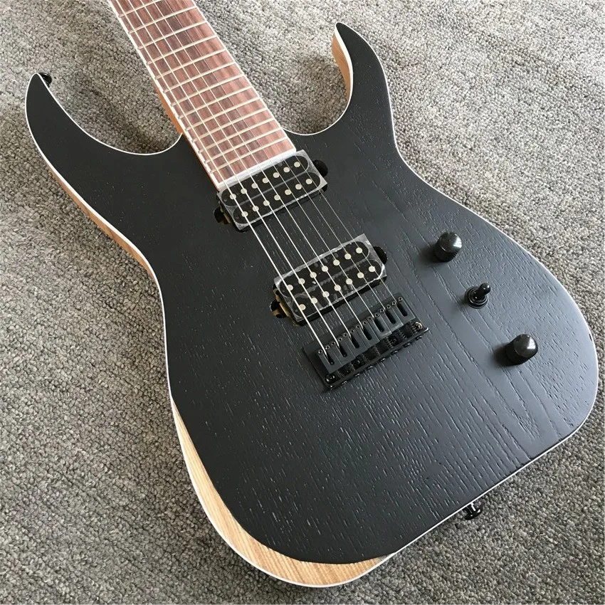 New product, 7 string Blackmachine, black guitar, free shipping Real photos, factory wholesale and retail