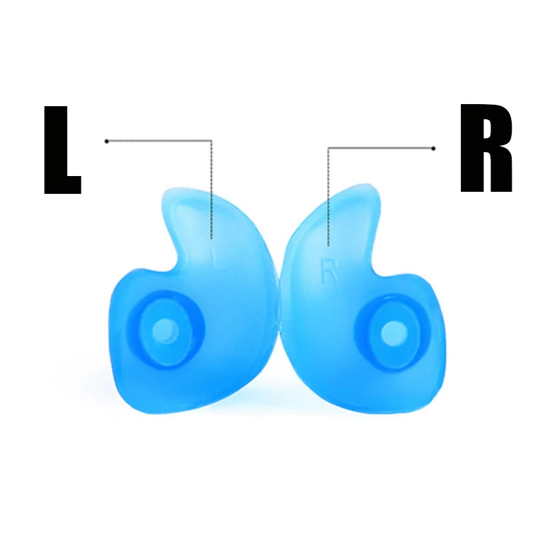 1 пара мягкие беруши из экологичного силикона, водонепроницаемые пыленепроницаемые беруши для дайвинга, водных видов спорта, аксессуары для плавания