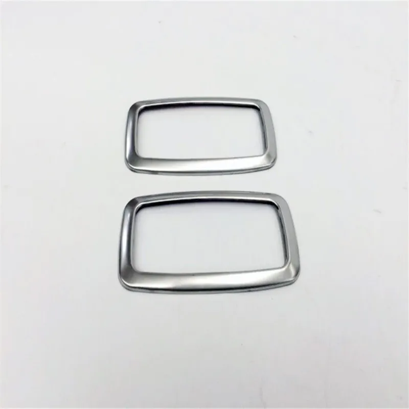 For Nissan murano 2015 Stainless Steel Rear Reading Lamp Light Cover Interior Trim 2 pcs / set