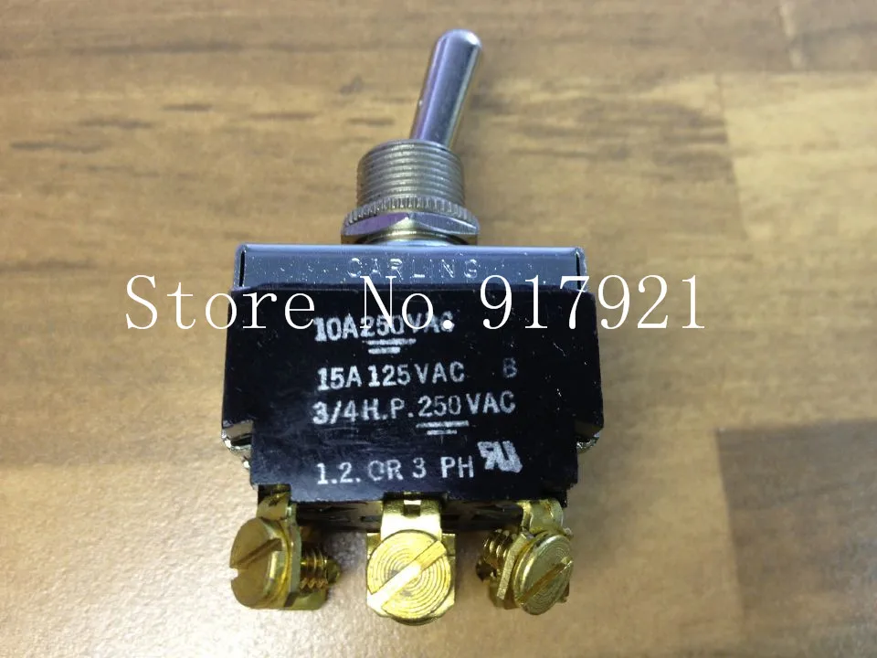 [ZOB] The original American CARLING Ka Ling 3/4H P 9 foot 10A250A 1.2.OR 3PH imported toggle switch  --5pcs/lot