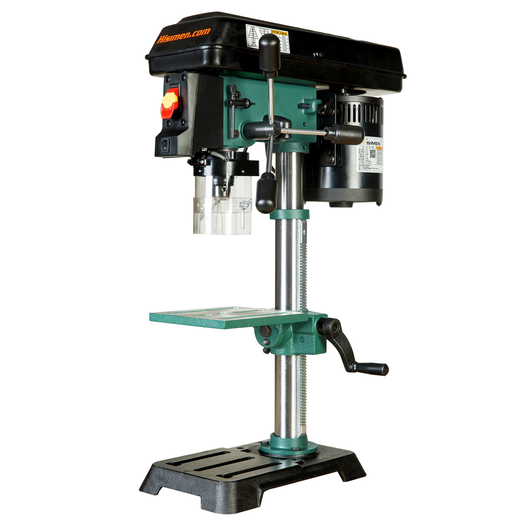 10 inch speed bench drill with laser SD2500 drilling table desktop bench drill