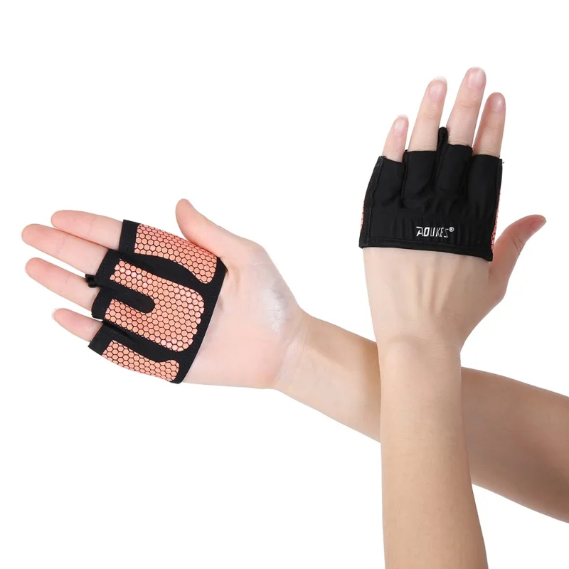 Non-slip Weight Lifting Building Training Gloves Gym Training Wrap Grips Fitness Training Gloves