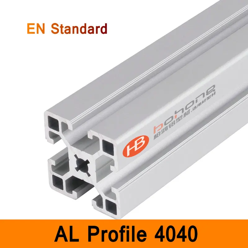 

4040 Aluminium Profile EN Standard Brackets DIY Workbench AL Aluminum Extrusion Square Shape CNC 3D DIY Printer Parts Line Rail