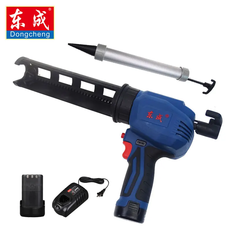 

Adjustable 6 Speed 12V Cordless Glue Gun. 300ml Barrel Packaging Glue Electric Caulk Gun For 600ml Flexible Packaging Glue.