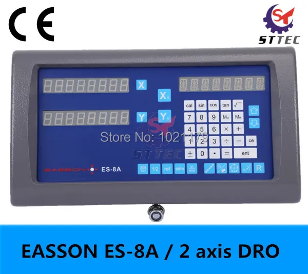 2 axis Easson digital readout dro ES-8A for lathe,Miller,Borer,Grinder, EDM, Wirecut machine