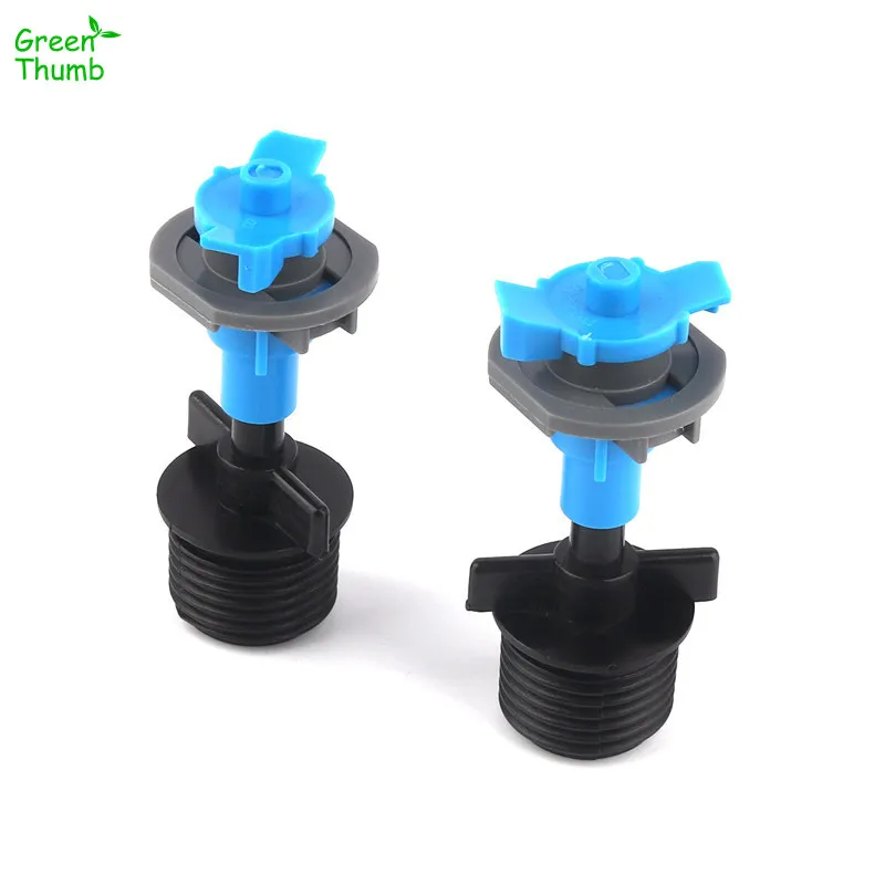 

50sets Greenhouse 360Degree Hanging Whirling Micro Sprinkler With 1/2"Male Thread Inserting Mist Sprayer Gaden Irrigation