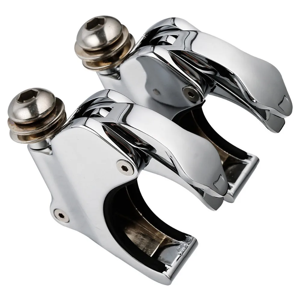 Motorcycle 49mm Detachable Windshield Clamps Bracket For Harley Dyna Street Wide Fat Bob XL1200X 2016-Up Dyna VRSCX