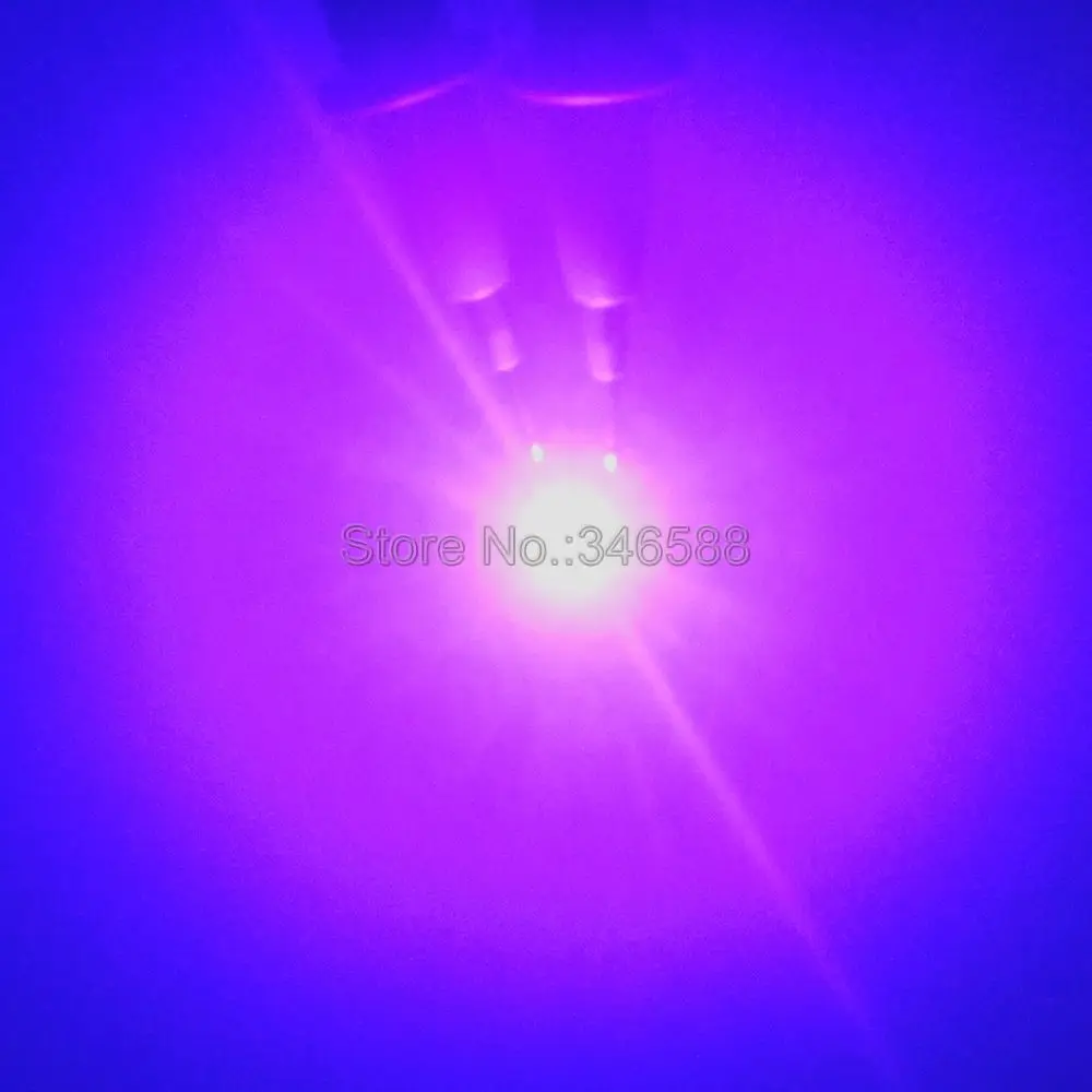 10pcs 3W 365nm 380nm 395nm 420nm UV Ultraviolet 3535 Everlight Eluma High Power LED Light Emitter Diode on 8/12/14/16/20mm PCB