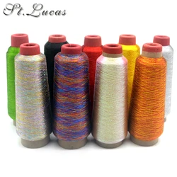 high quality 3200M/Roll DMC Metallic Embroidery Crochet Knitting Yarn Cross Stitch Metallic Yarn Threads Sewing accessory diy