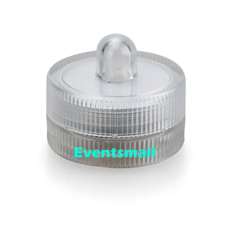 

24pcs/lot LED White Mini Submersible Floral Vase Super Bright Wedding Party Light Decoration Waterproof Tea Light Under Water