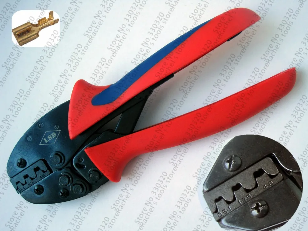 NEW! S-03B hand crimper for crimping open barrel terminal,non-insulated terminal crimping tool 0.5-6mm2