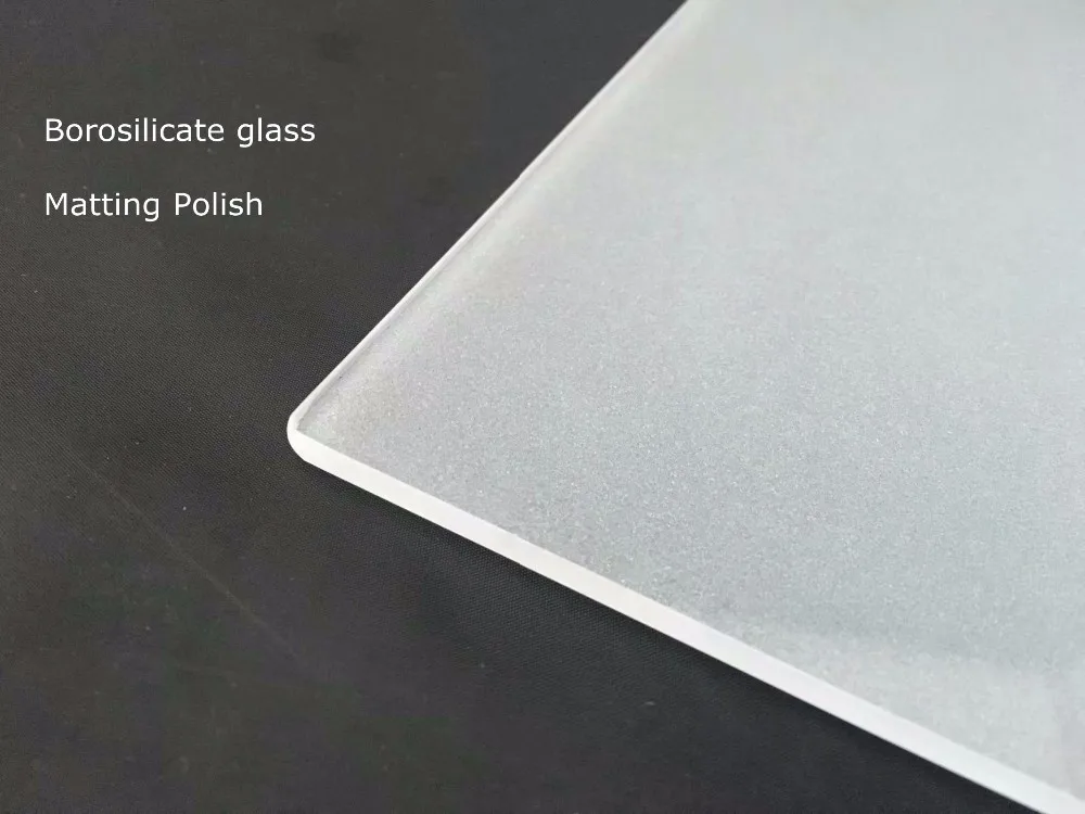 Borosilicate glass Matting Sanded Polish 165mm 220mm 235mm 310mm one side Frosted Glass Plate better adhesion 3d Printer parts