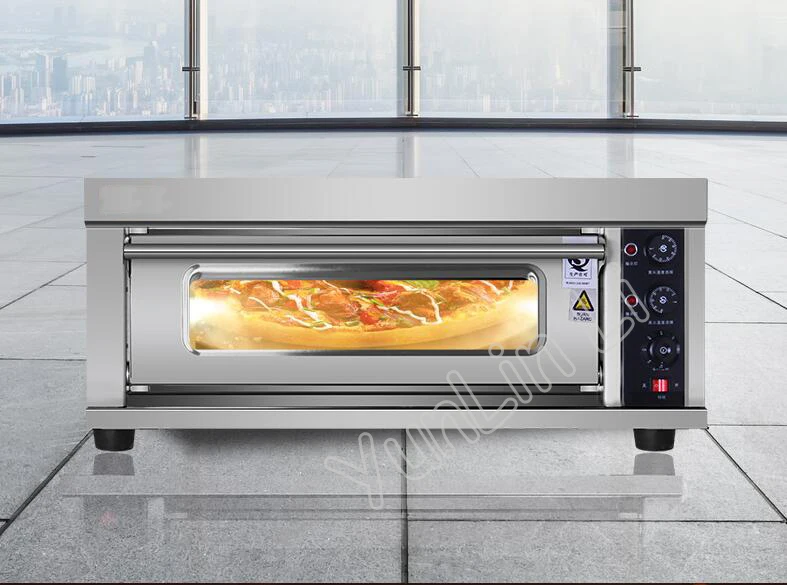 Household Electric Oven Multifunctional Baking Machine Pizza Cake Bread Toaster Machine With Import Stone & Time Seting