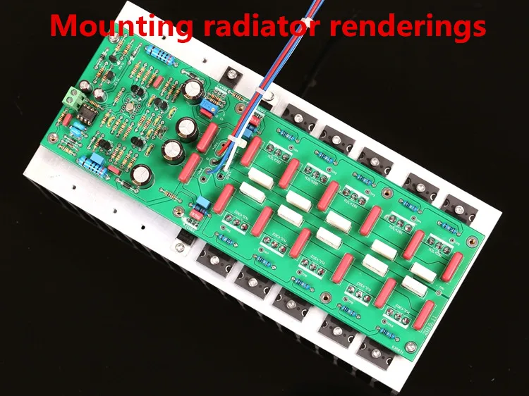 Gaowen Line ON MJL4281A MJL4302A tube + 2N3958 FET Field effect transistor 200W mono amplifier board