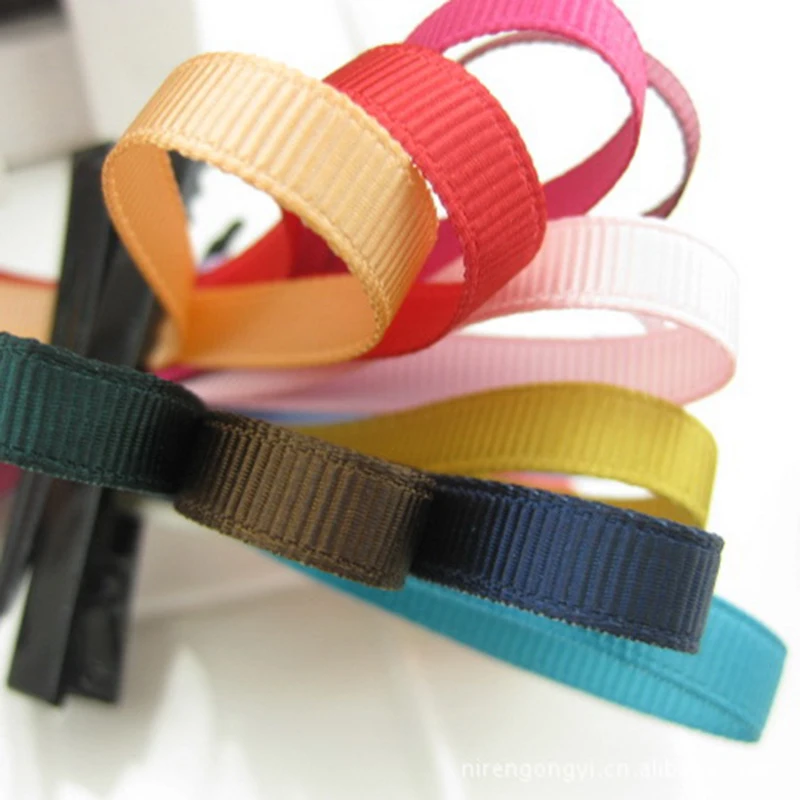 5meter/lot 6mm Ribbed Ribbon Adult Children\'s Hair Bow DIY Handmade velvet ribbon Accessories cintas Ribbon T-015