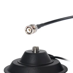 5M feeder cable 13CM magnet BNC port Two Way Radio Magnetic Antenna Base for Car Radio Mobile Radio