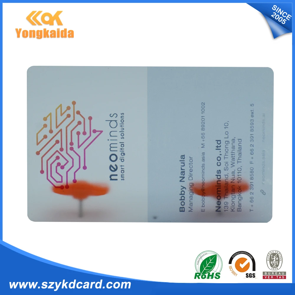 Wholesale 13.56Mhz FudanM1 F08 1K Contactless RFID Smart Card PVC SMART Smart Business Card Plastic Fudan M1 1k Customized Cards