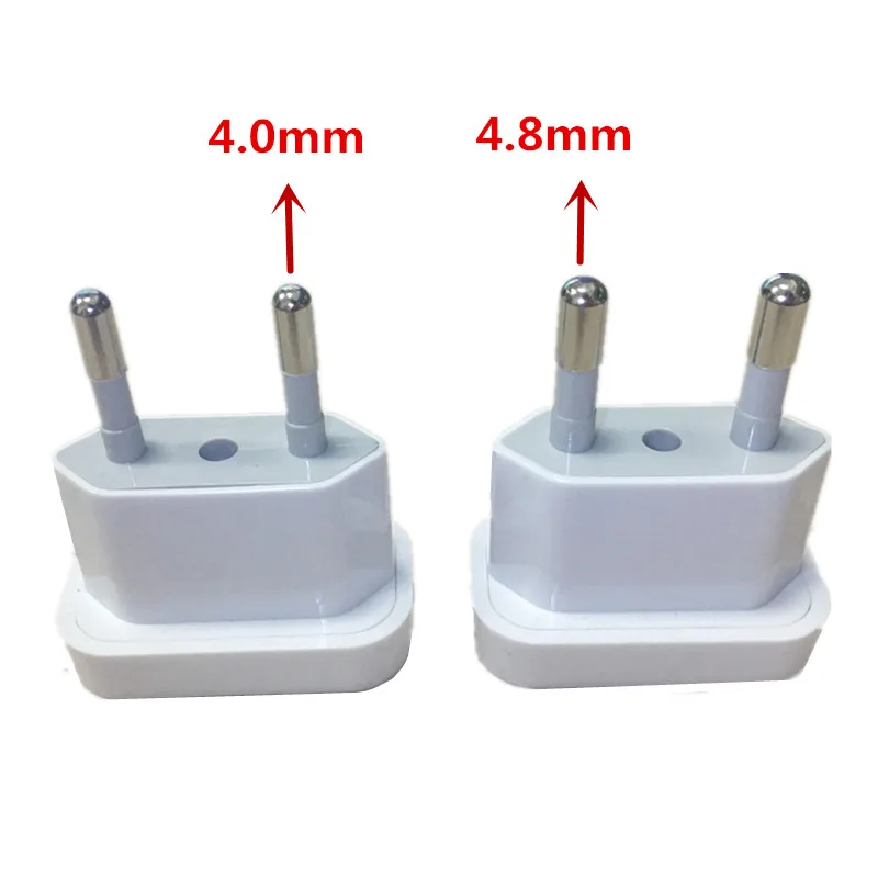 1pcs Power Plug Adapter US To EU Euro Europe Plug Power Plug Converter Travel Adapter US to EU Adapter Electrical Socket