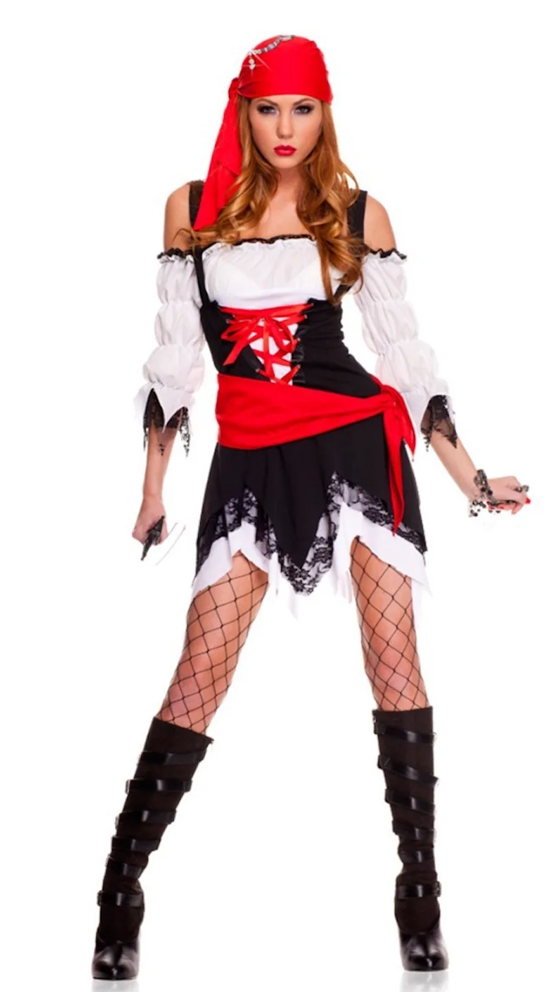 Women sexy Pirate Cosplay Costume Halloween party Costumes Ladies Role Play adult  girls clothes Warrior fancy dress - AliExpress 200000532
