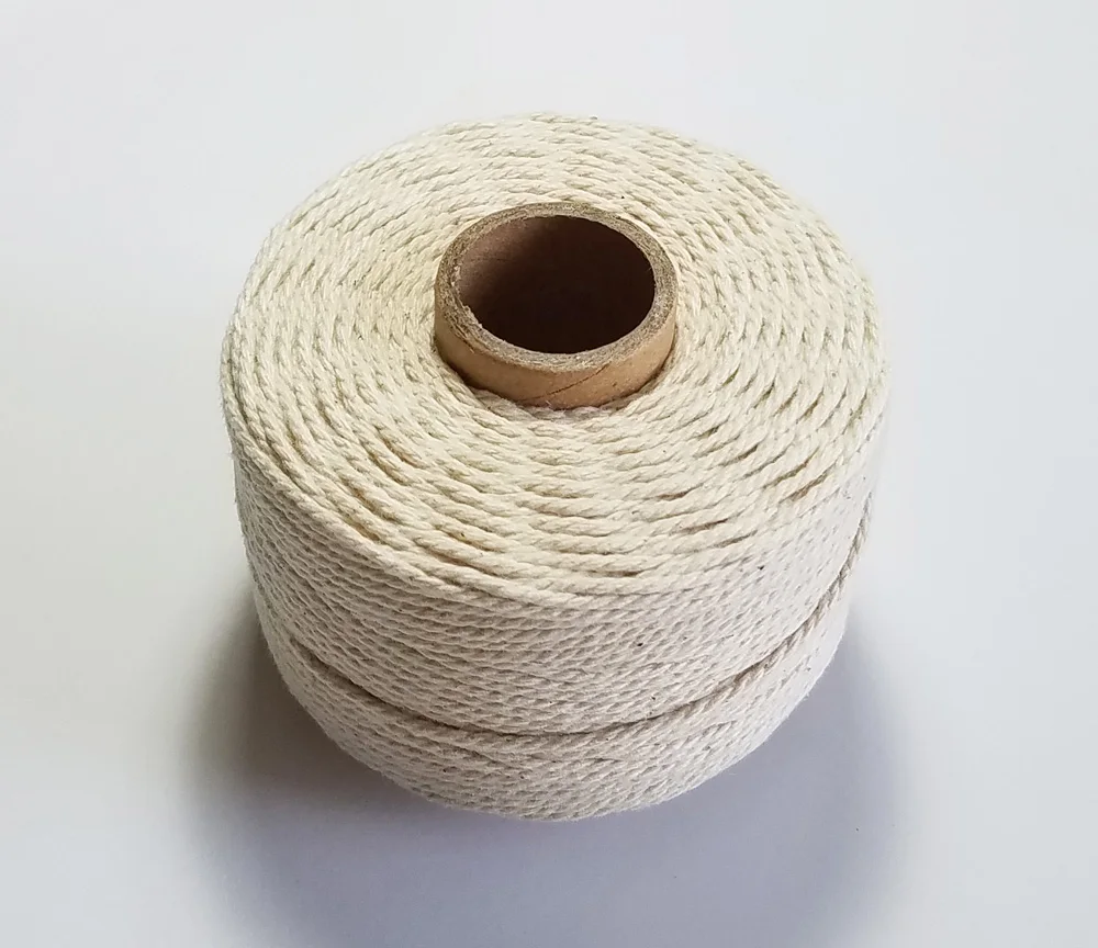 100% Natural cotton rope 80m/roll twine Cords 6pcs/lot String thread for Hang Tag accessory DIY