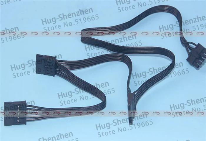 100pcs/lot High quality 5Pin to 3 SATA Molex Modular Power Supply Adapter Cable for Seasonic SS-620GM FREE SHIPPING DHL/EMS