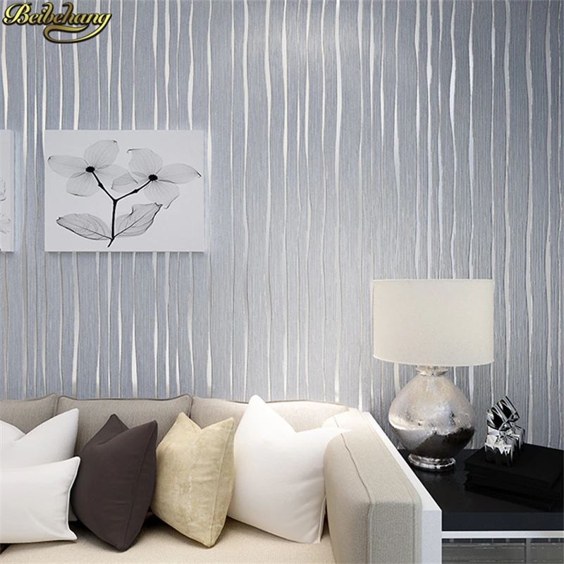 

beibehang Embossed Vertical striped wall paper rolls luxury wallpapers for living room bedroom TV background wall line wallpaper