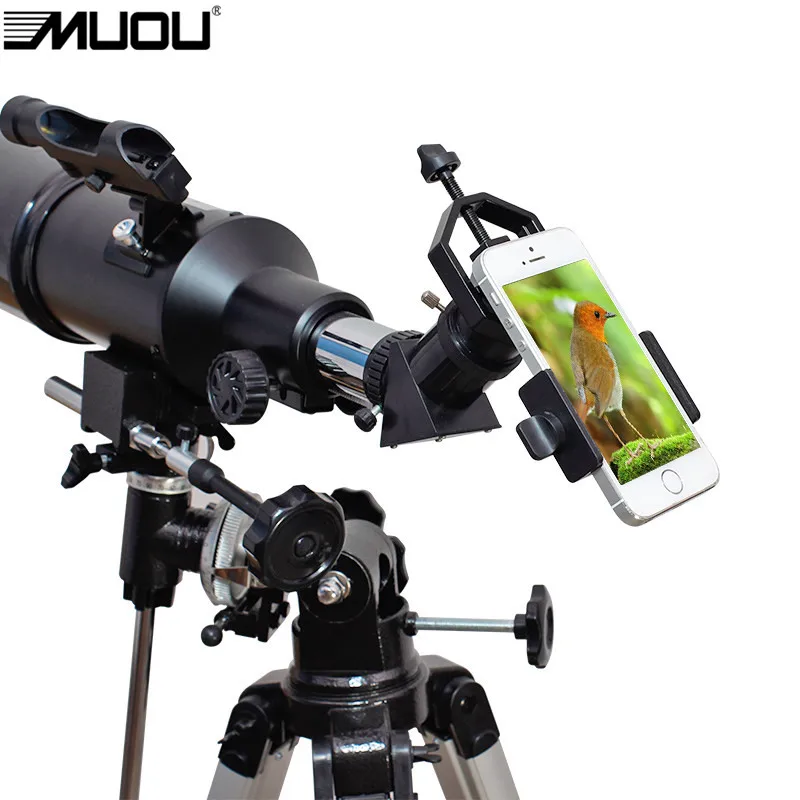 Black Smart Phone Lens Adapter Bracket For Photography Astronomical Binocular Monocular Telescope Mount microscope Universal