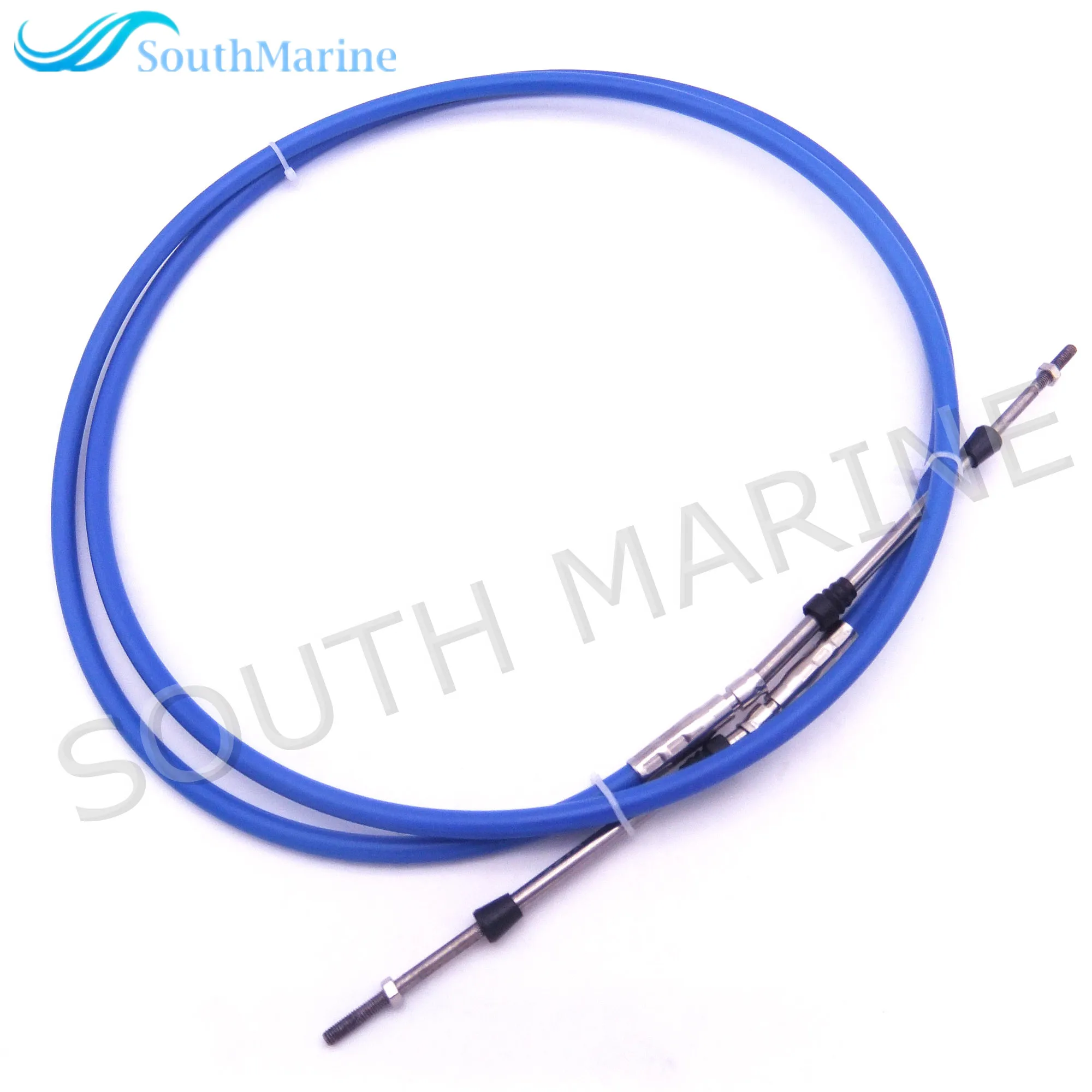 Remote Control Throttle Shift Cable 10ft ABA-CABLE-10-GY Outboard Engine for Yamaha Boat Motor Steering System 3.048m Blue