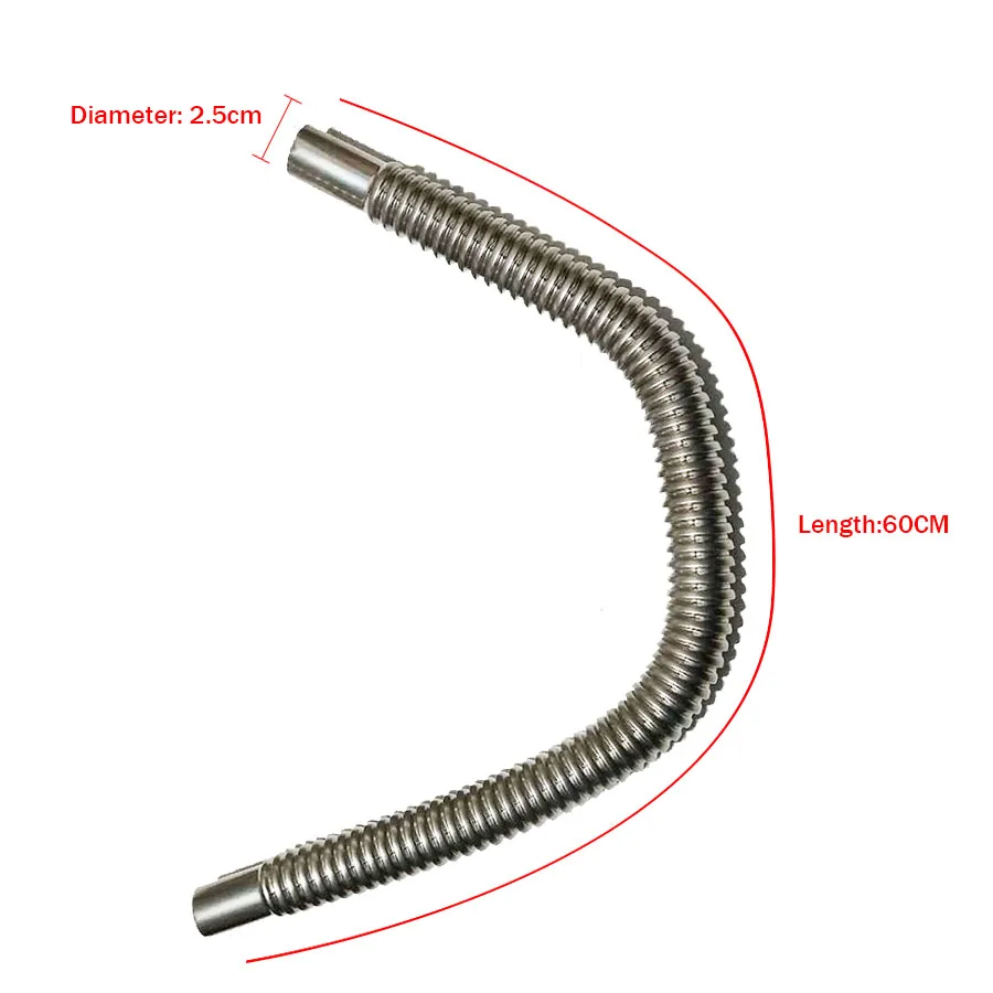 

60cm Exhaust Pipe Diameter 2.5cm Gas Vent for Air Diesel Parking Heater For Car Truck Bus Boat Auto Accessory