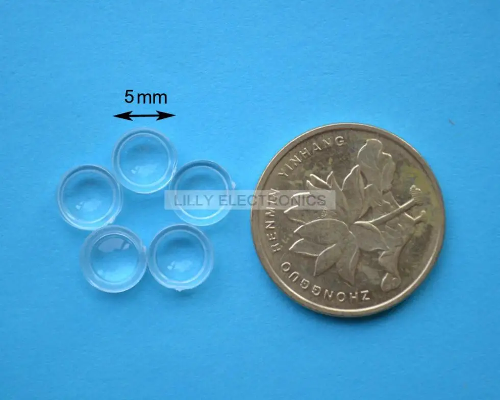 5 x Focusing Collimating Collimation Lens 5mm for 200-1100nm Laser Diodes