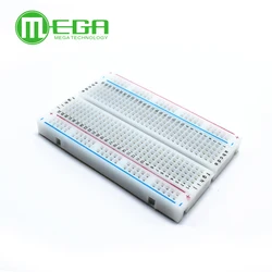 Crystal 400 Tie-Point Solderless Breadboard mini bread plate 83X55 mm Crystal Breadboard for DIY