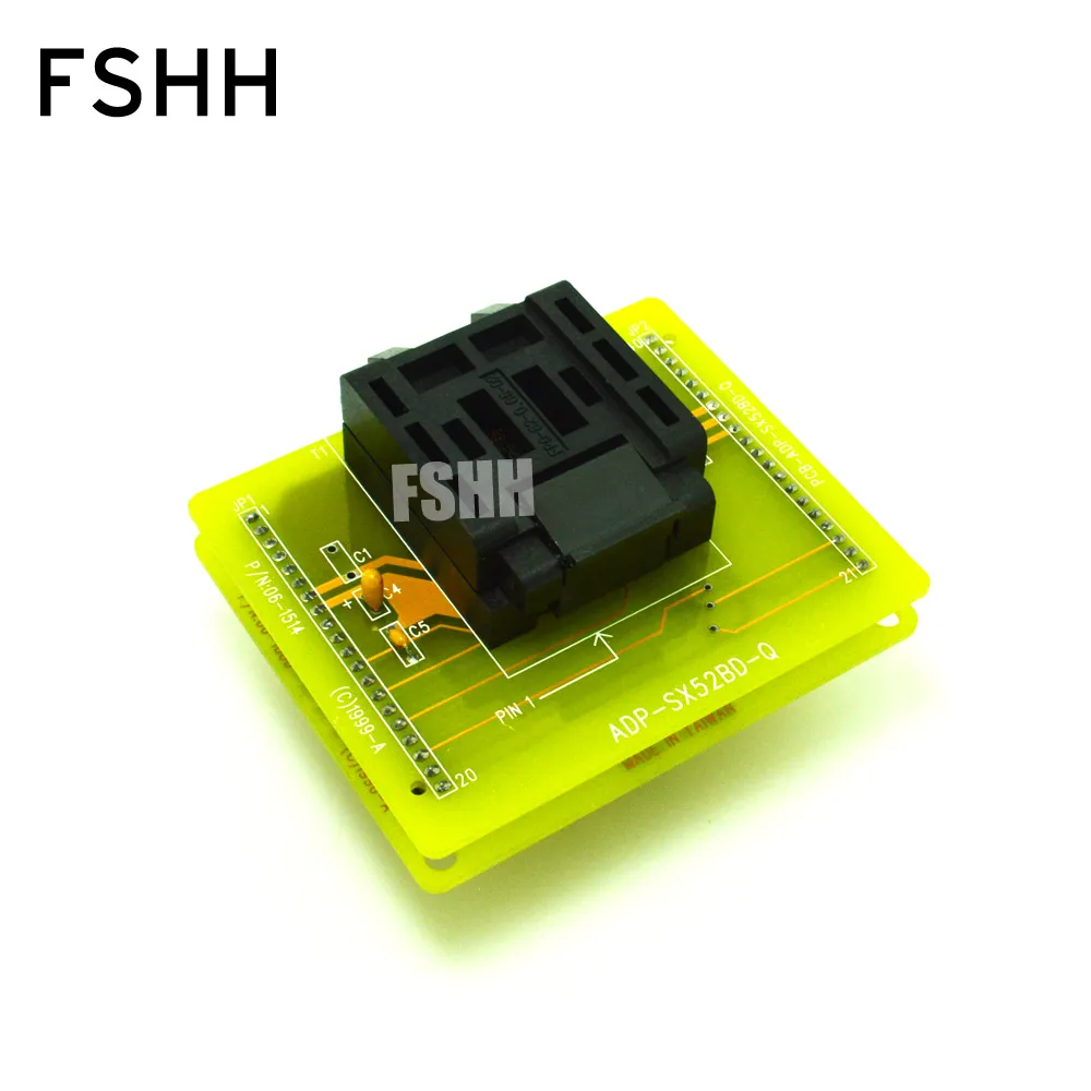 ADP-SX52BD-Q مبرمج محول ل ALL-11 مبرمج FPQ-52-0.65-02 QFP52 إلى DIP40 محول اختبار المقبس