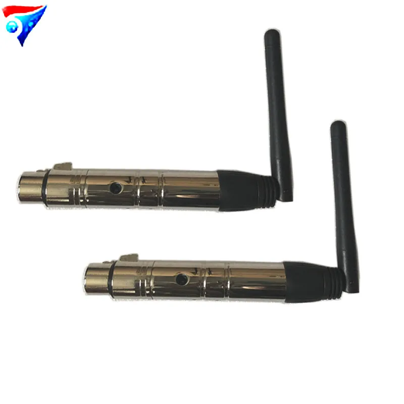 2pcs/lot DMX512 DMX Wireless System Receiver 2.4G for LED Stage Light Control Wireless Transceiver