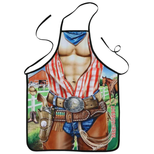 Funny Sexy Kitchen Apron Women Bibs Cool Funny Apron Cooking Baking Accessories Aprons for Woman Man Cooking Apron CWQ025