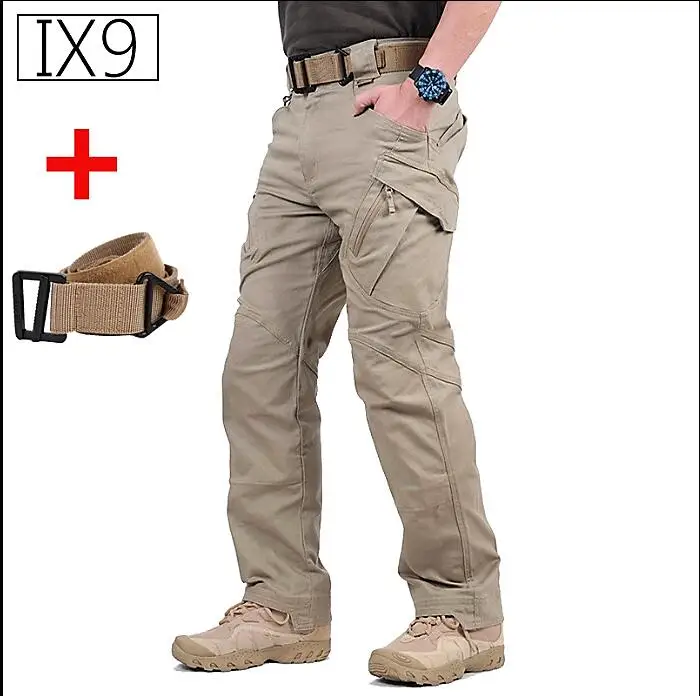 New TAD IX9 Tactical Outdoors Hike Pants Men Army Soldier Train Military Pants Hunter Cargo Trousers + Tactical pockets