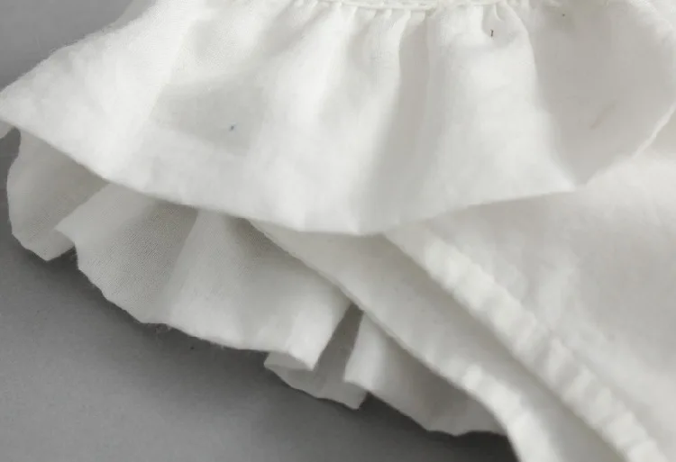 Robe dos nu blanche décontractée pour bébé fille, vêtements pour enfants de 0 à 7 ans, style d\'été, BC1005