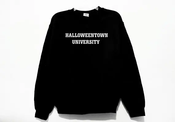 

Skuggnas Halloweentown University Unisex Sweatshirt Long Sleeve Fashion Casual Tops Holloween Clothing Happy Halloween Jumper