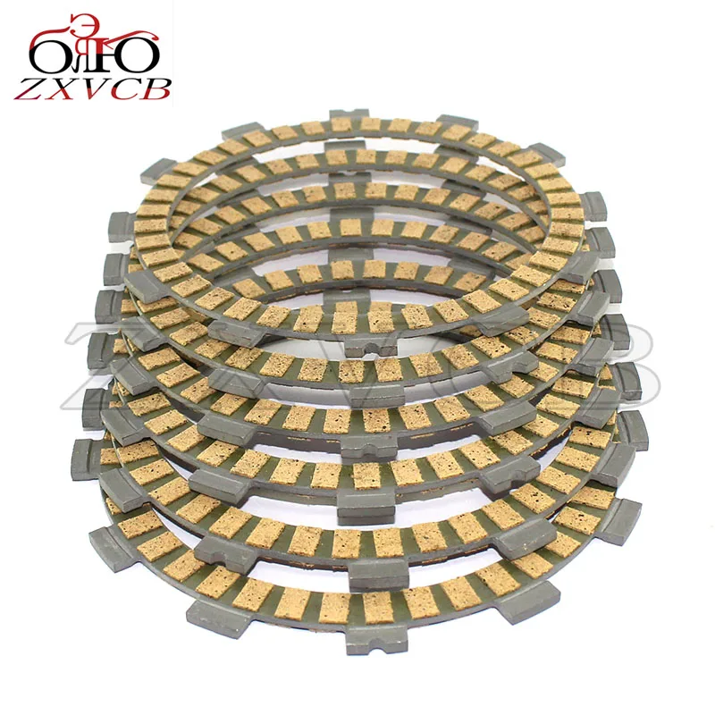 

6pcs for DF200E DR200 1986-1988 DR200SE Jebel 200 RV200 VanVan 200 RV200Z VanVan 200Z motorcycle Clutch Friction Plates Kit