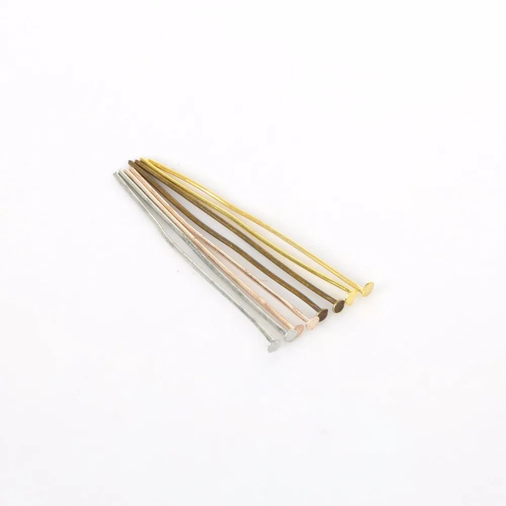 220-620pcs/Bag Gold/Rhodium/Bronze 16/20/24/30/38/45mm Iron T-shape Pins For Jewelry pins & needles Making Accessories