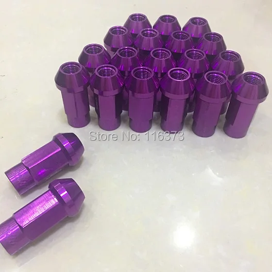 Beautiful Light Weight Aluminium Wheel Rims Lug Nuts M12x1.25 Racing Nuts  For Infiniti G