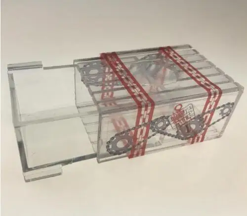 

Бесплатная доставка! 2 шт./лот прозрачная Магическая коробка-волшебные фокусы, иллюзии, крупный план, ментализм, сцена, аксессуары, магические игрушки, комедия