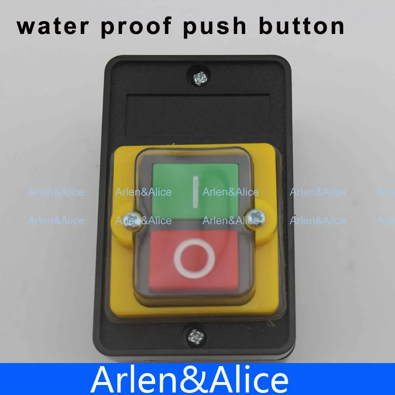 ON/OFF Water proof Push button Switch MAX 10A 380V