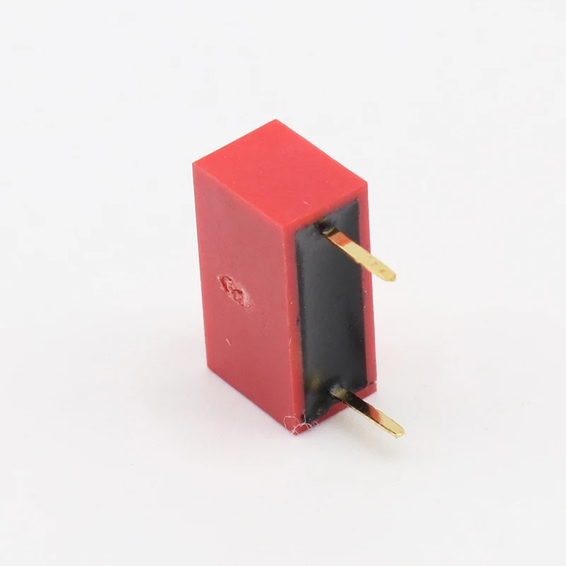 10Pcs Slide Type Switch Module 1-Bit 2.54mm 1 Position Way DIP Red Pitch