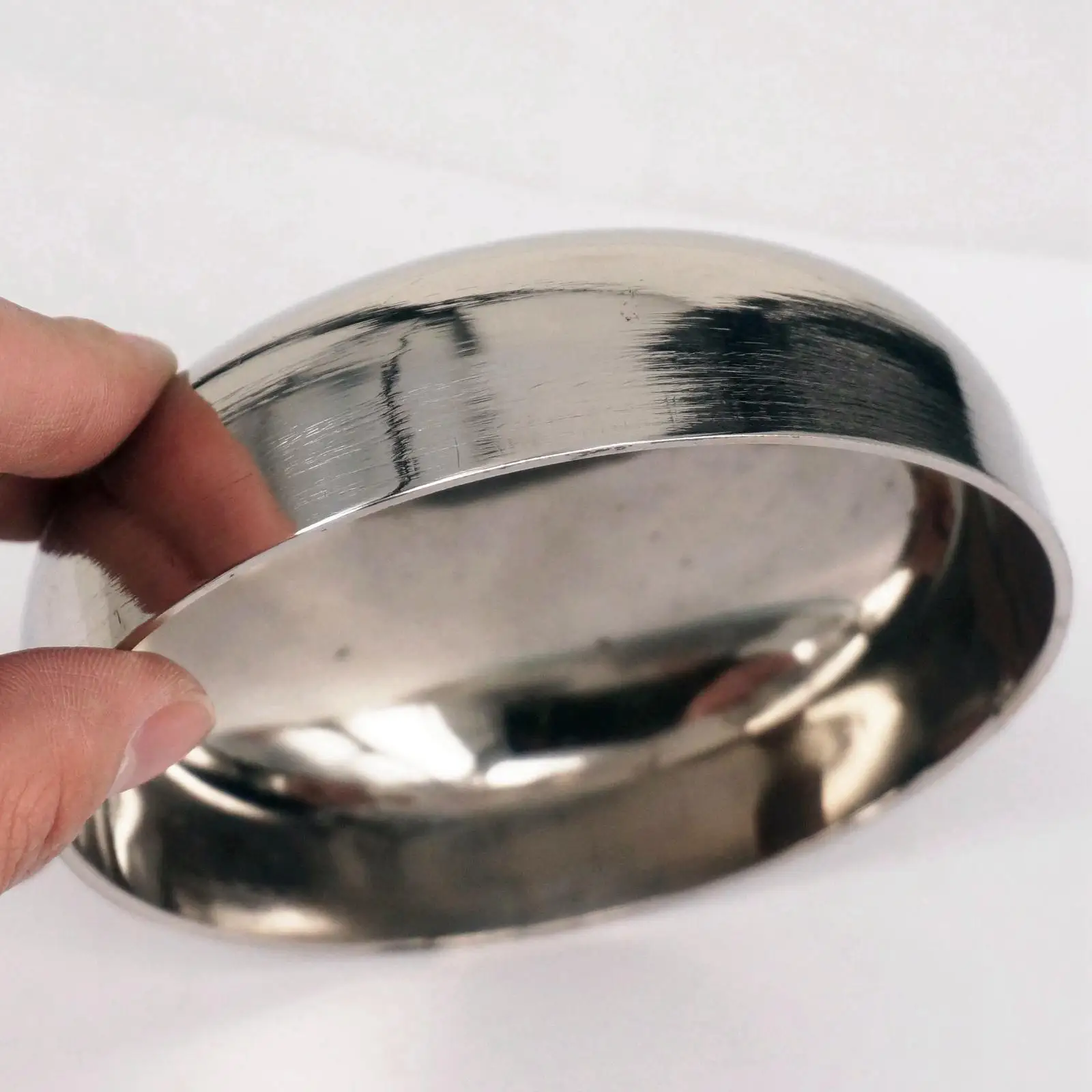 102Mm 4 "O/D Sanitair Rvs SS304 Lassen Pijp End Cap Plug