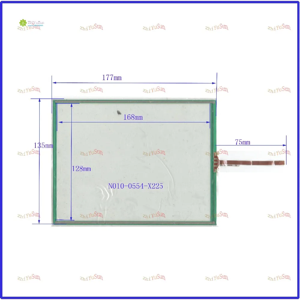 

ZhiYuSun Wholesale2PCS/lotN010-0554-X225 177mm*135mm 8inch 4 line touch screen panel 177*135 Sensor glass Compabible for GPS CAR