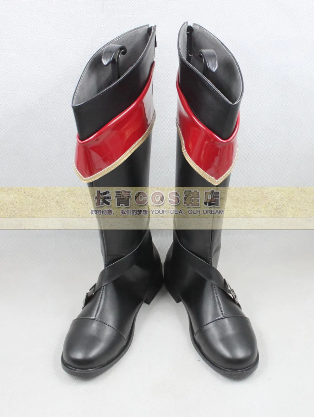 

Kantai Collection Kiso Black Long Cosplay Shoes Boots C006