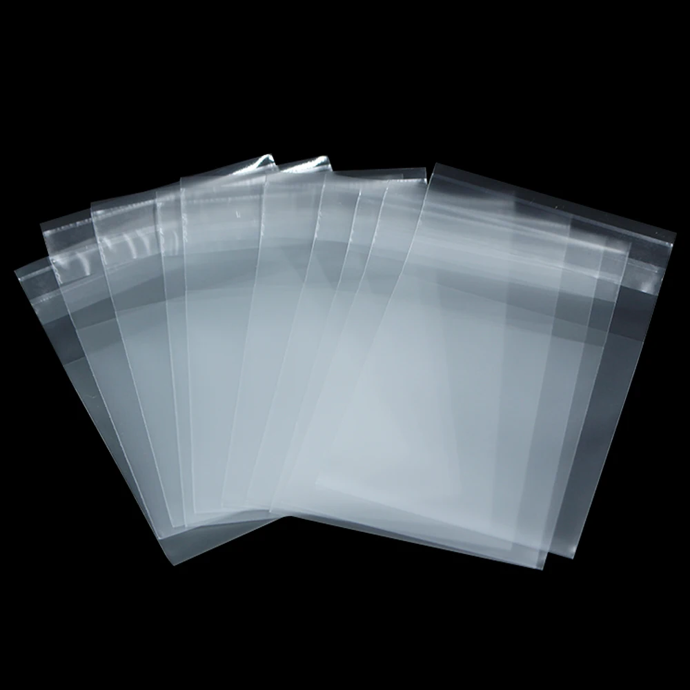 

10x10cm 400Pcs/lot Plastic Matte Clear Food Storage Self Adhesive Packaging Bag Retails Candy Packing Bag for Beans Nuts Tea