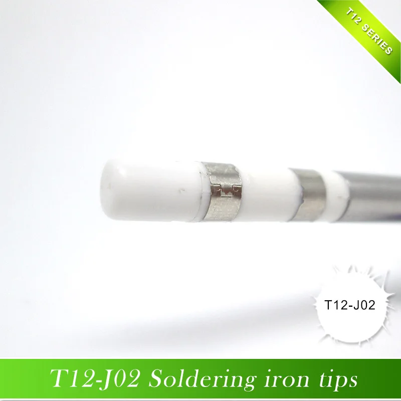 QUICKO T12-J02 1pc Electronic Soldering Iron Tips for FX-951 Welding Iron station ,Short bend tip 24V 75w 20000 Soldering Joints