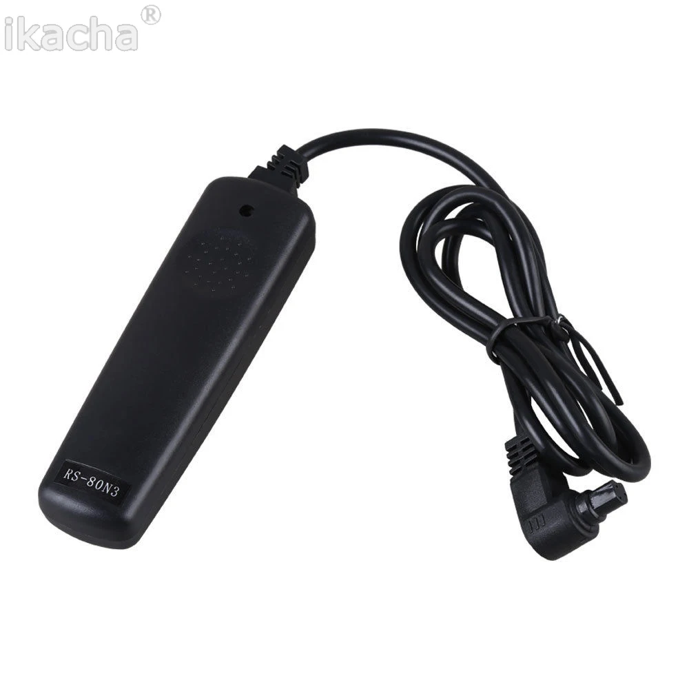 RS-80N3 Remote Shutter Release Camera Remote Controller Cord For Canon EOS 50D 40D 30D 20D 10D d60 d30 5d Mark II 5d 1Ds 1D