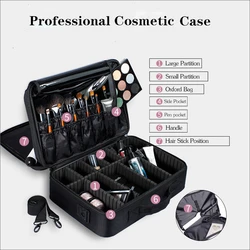 Kosmetikerin Tissue Professionelle Eitelkeit Kosmetische Wimpern Nail Tasche Organizer Reise Make Up Koffer Große Kapazität Kosmetik Koffer